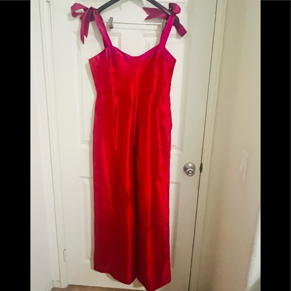 Seamed wideleg jumpsuit - Picture 8 of 10